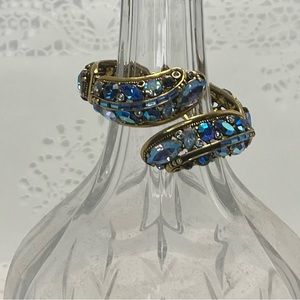 Vintage Mid-Century Hollycraft “Serpentine” Hinged Bracelet